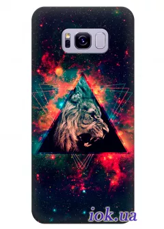 Чехол для Galaxy S8 - Космо лев