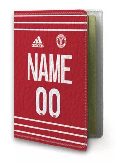 Обложка на паспорт - ФК Манчестер / Фамилия + Номер