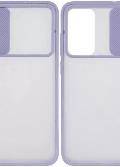 Чехол Camshield mate TPU со шторкой для камеры для Samsung Galaxy S20, Сиреневый