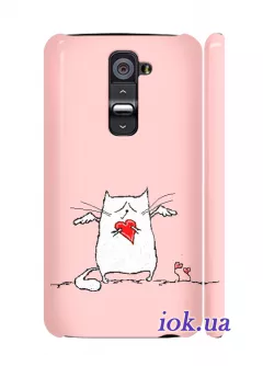 Чехол для LG G2 - Кот милаха
