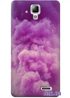 Чехол для Lenovo A536 - Фиолетовые облака 