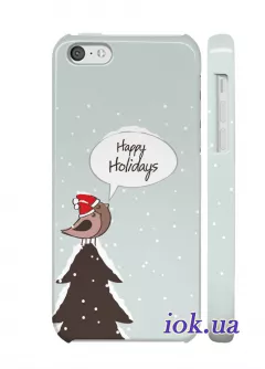 Чехол на iPhone 5C - Happy holidays