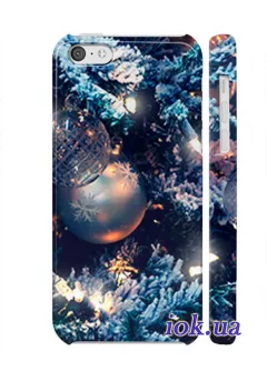 Чехол на iPhone 5C - Новогодние украшения 