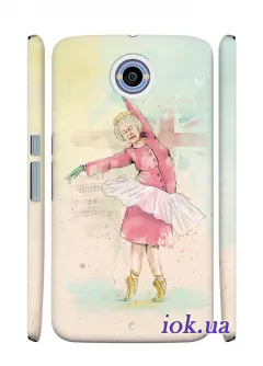 Чехол для Motorola Nexus 6 - Королева - балерина