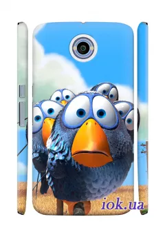 Чехол для Motorola Nexus 6 - Птички