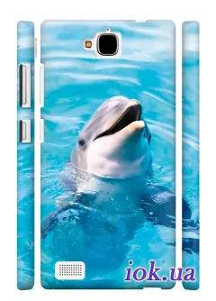 Чехол для Huawei Honor 3C - Дельфин