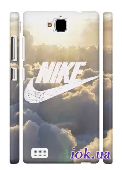 Чехол для Huawei Honor 3C - Nike в облаках