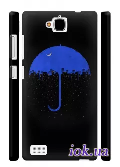 Чехол для Huawei Honor 3C - Мир под зонтом