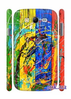 Чехол для Samsung Galaxy Grand Duos - Доски в краске