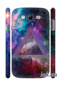 Чехол для Samsung Galaxy Grand Duos - Космический триугольник