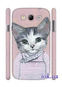 Чехол для Samsung Galaxy Grand Duos - Милый котенок