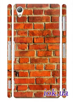 Чехол для Xperia Z3 - Кирпичная стена 