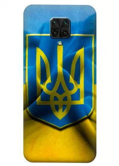 Прозрачный чехол на Poco M2 Pro - Герб Украины