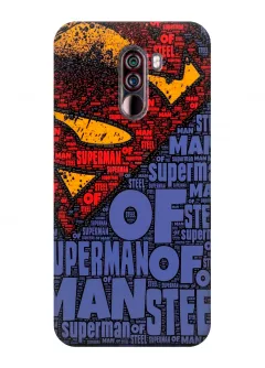 Чехол для Xiaomi Pocophone F1 - Супермен