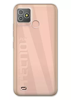 Tecno Pop 5 Go (BD1) прозрачный силиконовый чехол