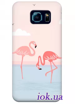 Чехол для Galaxy S6 - Экзотические птицы