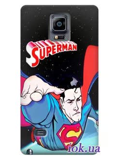 Чехол для Galaxy Note 4 - Супермен