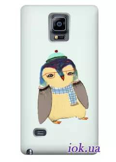 Чехол для Galaxy Note 4 - Умная сова 