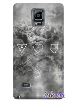 Чехол для Galaxy Note 4 - Символы 