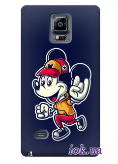 Чехол для Galaxy Note 4 - Спортсмен Микки 