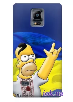 Чехол для Galaxy Note 4 - Гомер Симпсон 
