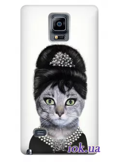 Чехол для Galaxy Note 4 - Кошечка Тифанни