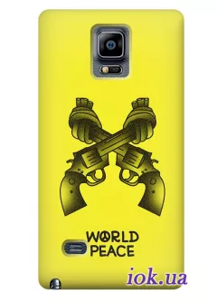 Чехол для Galaxy Note 4 - Мир 