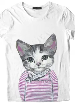 Женская футболочка с котиком Emily by Artem Gvozdev