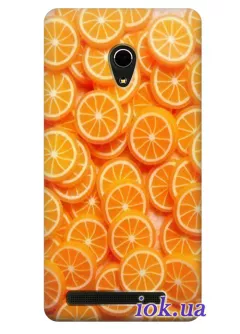 Чехол для Asus Zenfone 6 - Апельсинчики 
