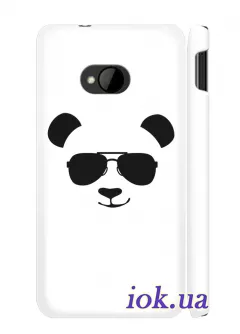 Чехол для HTC One - Панда в очках