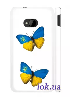 Чехол для HTC One - Бабочки