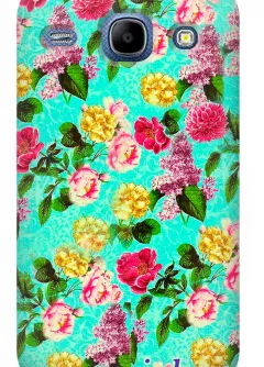 Чехол для Galaxy Core I8262 - Любимые цветочки