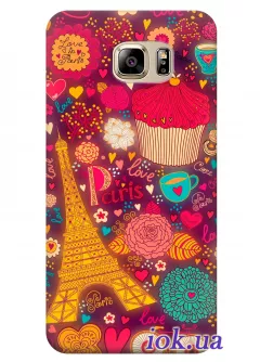 Чехол для Galaxy Note 5 - Влюбленная в Париж