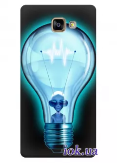 Чехол для Galaxy A7 (2016) - НЛО лампочка