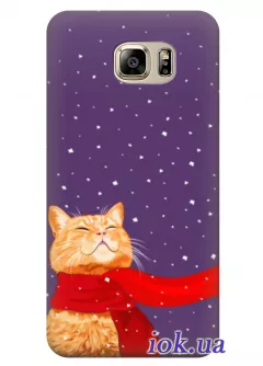 Чехол для Galaxy Note 5 - Рыжий кот