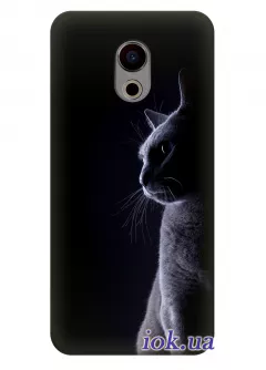 Чехол для Meizu Pro 6S - Силуэт кота