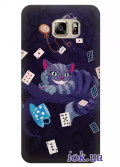 Чехол для Galaxy Note 5 - Чеширский кот