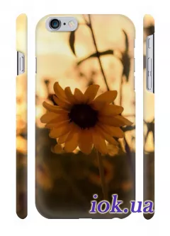 Красивый чехол с полевыми цветами для iPhone 6/6S