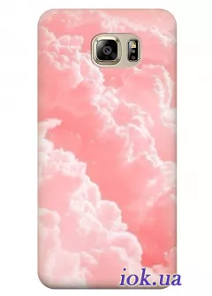 Чехол для Galaxy Note 5 - Розовые облака