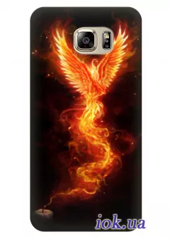 Чехол для Galaxy Note 5 - Огненный феникс 