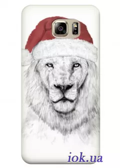 Чехол для Galaxy Note 5 - Рождественский лев