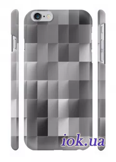 Серый чехол для iPhone 6/6S с кубиками