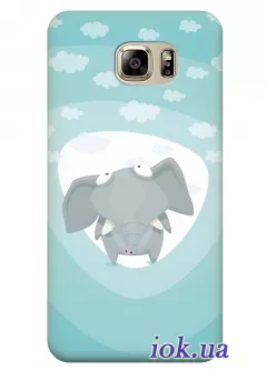 Чехол для Galaxy Note 5 - Ушастый слоненок