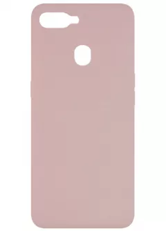Чехол Silicone Cover Full without Logo (A) для Oppo A5s / Oppo A12, Розовый / Pink Sand
