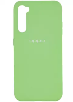 Уценка Чехол Silicone Cover Full Protective (A) для OPPO Realme 6 Pro, Эстетический дефект / Зеленый / Pistachio