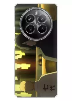 Realme 12 Plus чехол с аниме силиконовый - Боруто Инь и ян