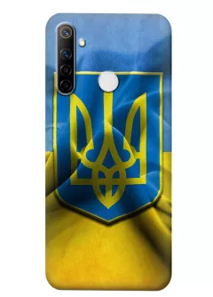 Realme 6i чехол с печатью флага и герба Украины