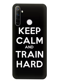 Realme 6i спортивный защитный чехол - Keep Calm and Train Hard