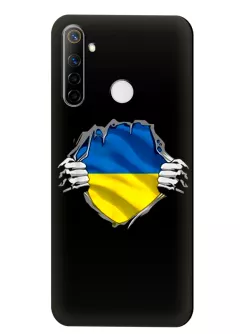 Чехол на Realme 6i для сильного духом народа Украины