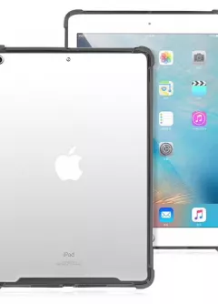 TPU+PC чехол Simple c усиленными углами для Apple iPad mini 4 / iPad Mini (2019), Серый (прозрачный)